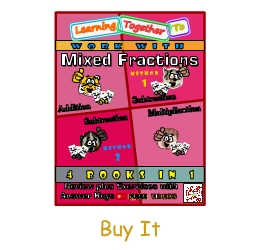 Buy the Red Mixed Fractions Review and Exercise Book by Elaine Arthur
