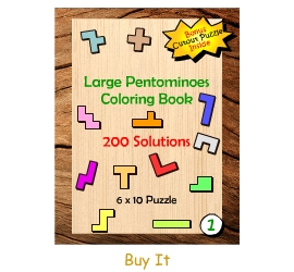 Buy the Large Pentominoes Coloring Book: 200 Solutions by Elaine Arthur